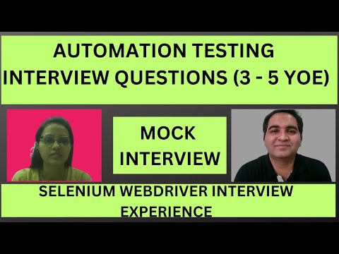 Automation Testing Interview Questions | Java Testing Interview Q&A