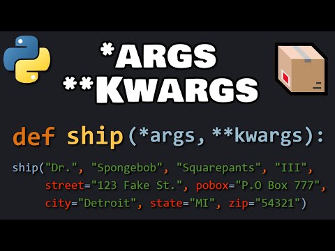 Python *ARGS & **KWARGS are awesome! 📦