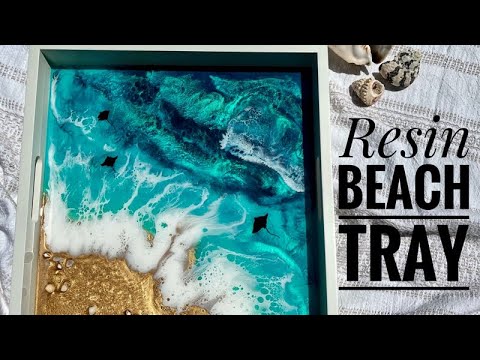 Resin Beach Tray - from start to finish!