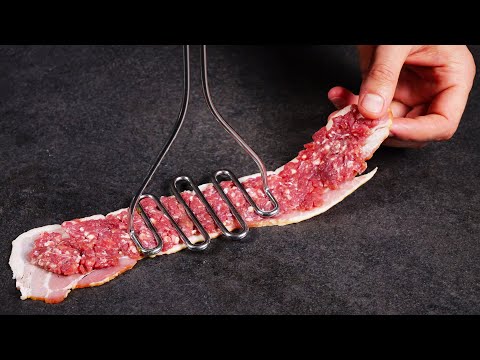 TikTok Can’t Stop Watching This! NEW Viral Bacon Trick Is Taking Over The World!