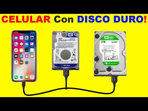 How to connect your computer's hard drive to your cell phone with a simple trick!