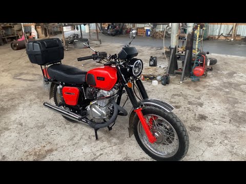 Izh motorcycle with a Chinese engine