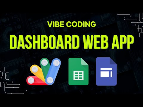 Turn Google Sheets Data into a Dynamic HTML Dashboard Web App (Vibe Coding)