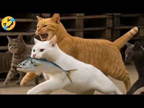 Funny animals videos of Cats🐈 and Dogs🐕2025 #8 | Try Not To Laugh 😂