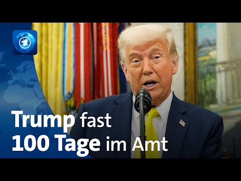 US-Präsident Trump nächste Woche 100 Tage im Amt