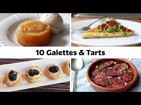 10 Galettes & Tarts for Thanksgiving & the Holidays!