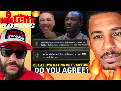 Bernie Tha Boxer claps Back Oscar De La Hoya for hating on Terrence Crawford's retirement 🥊