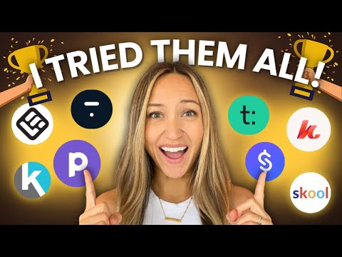 7 BEST Online Course Platforms in 2025 | Kajabi vs. Thinkific vs. Podia vs. Teachable