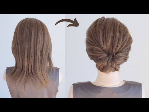 Easy Hairstyle for Short to Medium Hair