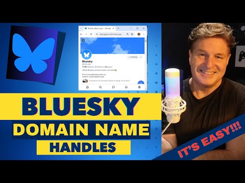 How to Make Your Bluesky Username your Website Domain Name #godaddy #com #namecheap #bluehost