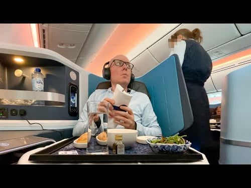 To San Francisco in KLM 787-10 Business Class