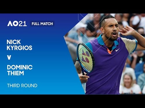 Nick Kyrgios v Dominic Thiem Full Match | Australian Open 2021 Third Round