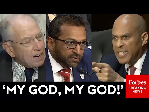 BREAKING NEWS: All Hell Breaks Loose Between Booker & Patel Causing Grassley To Break It Up