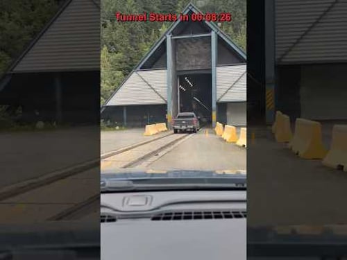 I drove through the longest tunnel in the U.S.