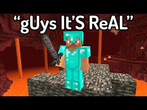 I Found The FUNNIEST FAKE Minecraft Speedruns!