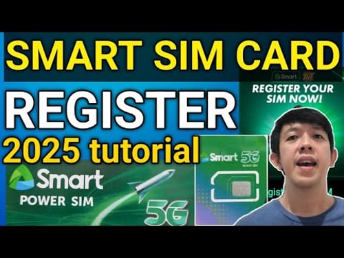 PAANO MAG REGISTER NG SMART SIM CARD | SMART SIM CARD REGISTRATION 2025 TUTORIAL