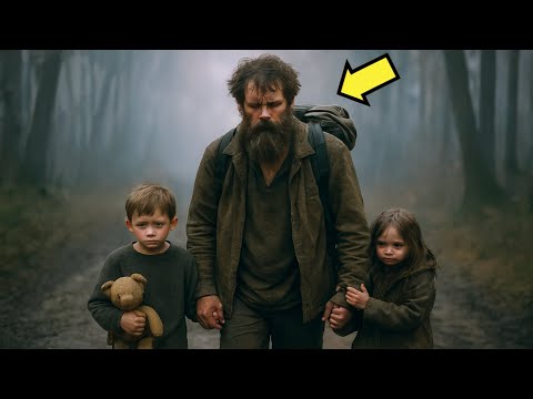 PÈRE VEUF EXPULSÉ AVEC SES ENFANTS… MAIS CE QU'IL TROUVE DANS LA FORÊT ABANDONNÉE…