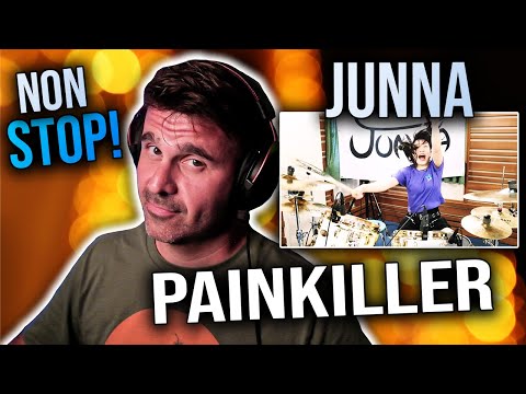 MUSIC DIRECTOR REACTS | JUNNA Painkiller / Judas Priest - Drum cover -