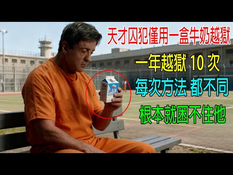 天才囚犯僅用一盒牛奶越獄,1年越獄10次,每次方法都不同,根本就困不住他!