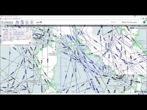 Plan a route in SkyVector