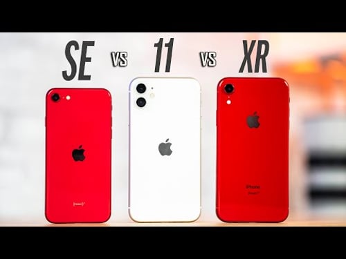 iPhone SE vs 11 vs XR - All of the Hidden Differences!