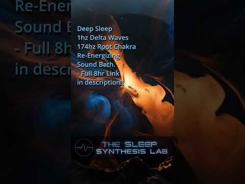 DEEP SLEEP 1 Hz Delta Waves / 174 Hz Healing Frequency, Root Chakra, Sound Bath. #deltawavessleep