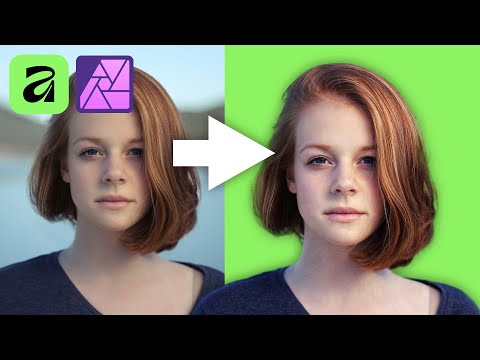 How to remove backgrounds with the now free Affinity | Cut out photos in an instant!