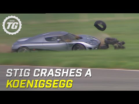Stig Crashes Koenigsegg CCX (HQ) | Top Gear | Series 8 | BBC
