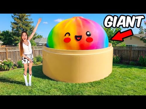 I made the World’s Biggest VIRAL Mystery DUMPLING! 😱