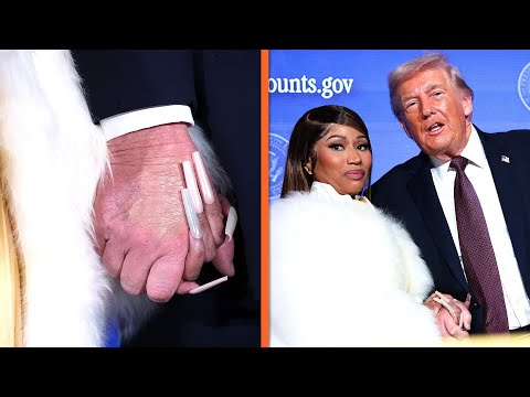 Nicki Minaj HOLDS President Trump's HAND, Says She's His No. 1 Fan