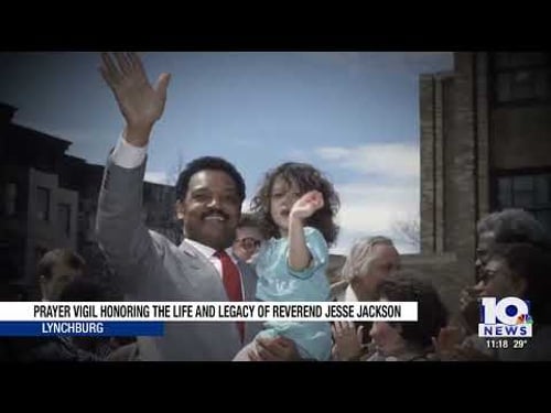 Prayer vigil honoring the life and legacy of Reverend Jesse Jackson held in Lynchburg