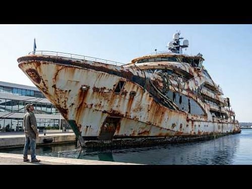 I Bought a $750M Abandoned Bugatti Super Mega Yacht for $25,000 and Restored This Luxury Giant