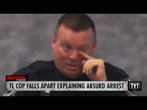 WATCH: Senseless Cop CRUMBLES Explaining Absurd Arrest