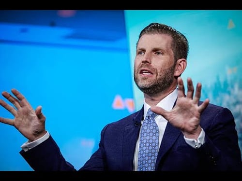 Eric Trump Says He's Committed to Owner American Bitcoin Shares