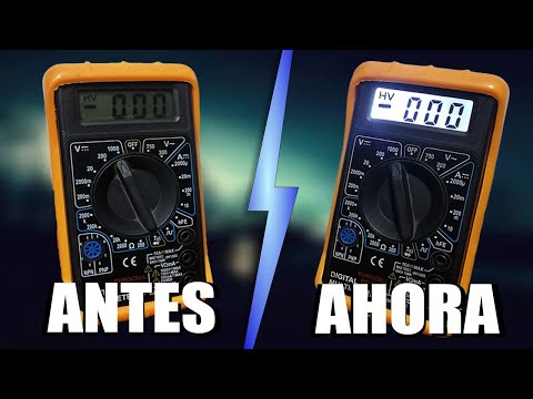 BACKLIT MULTIMETER || how I did it step by step 😁😁