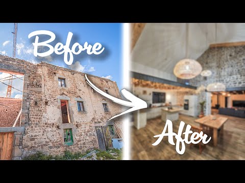 TIMELAPSE 3 YEARS RENOVATION OLD FARM 1820 / TIMELAPSE RENOVATION CORPS DE FERME 1820