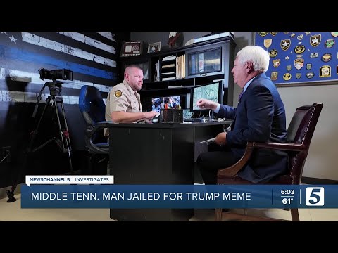 Tennessee sheriff defends jailing liberal activist for posting Trump meme