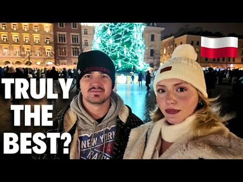 We went to the BEST CHRISTMAS MARKET in Europe | Krakow Christmas Market π΅π±