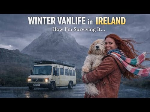 How I'm Surviving Winter, Living in a Van in Ireland 🌨🥶