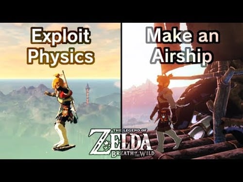 Bullet-Time Physics, & "Spaceships" | BotW Glitches & Tricks