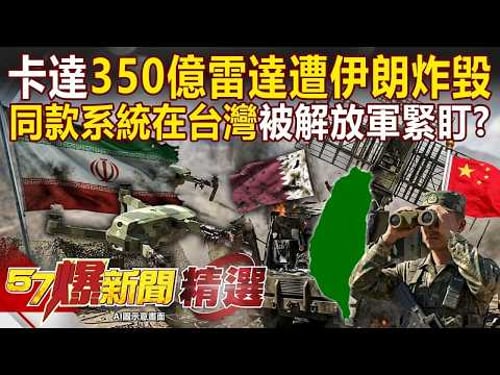 Qatar's NT$35 billion radar destroyed by Iranian drones serves as a warning to the Taiwan Strait.