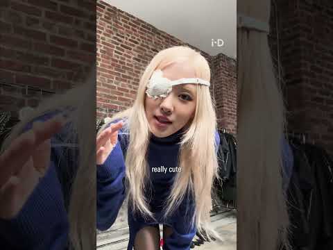 Get ready with #blackpink’s Rosé on the set of her cover shoot for i-D.