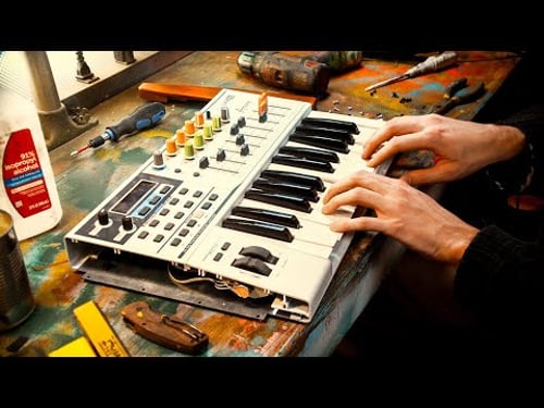 Replacing my synth's fake wood (+ repairs)