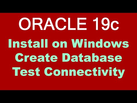 Oracle 19c Install On Windows Step By Step