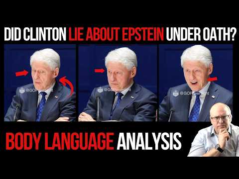 Did Bill Clinton LIE ABOUT EPSTEIN Under Oath? Body Language Analysis