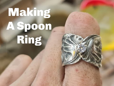 Make A Unique Spoon Ring How to make a spoon ring the best way!