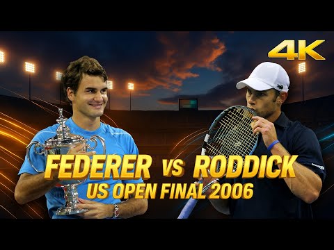 Roger Federer vs Andy Roddick - US Open 2006 Final | 4K Highlights