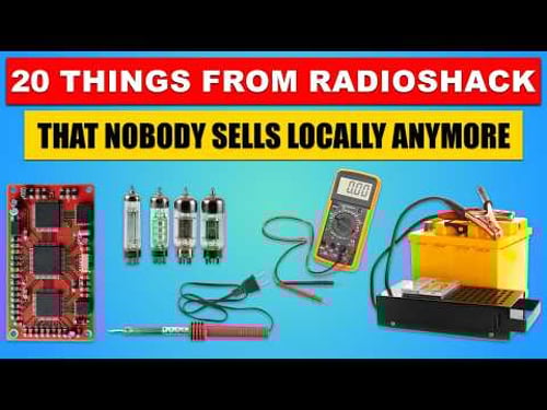 20 Things You Could ONLY Buy at RadioShack (Nobody Sells These Locally Anymore)