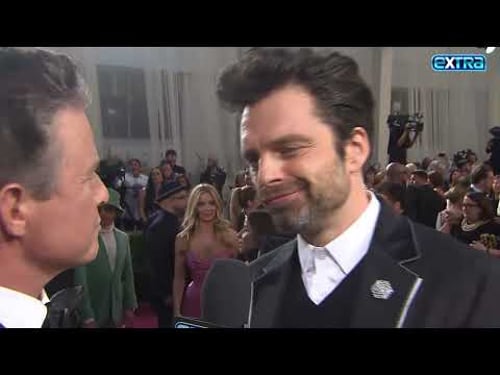Sebastian Stan JOKES About Covering Receding Hair Line Like Trump! (Exclusive)
