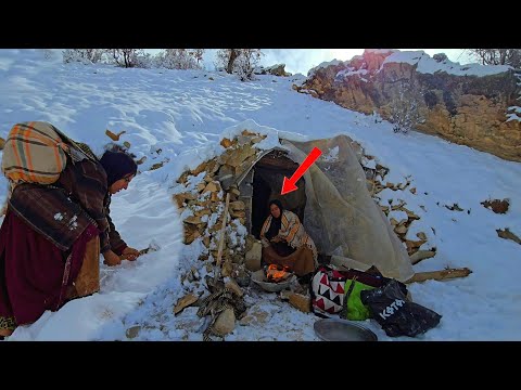 Sudden cave collapse: The tragic migration of nomadic mother in a blizzard
